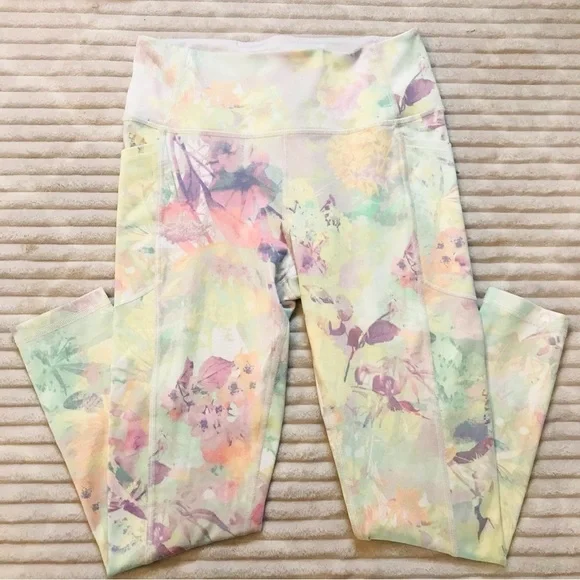 Victoria’s Secret Rainbow Leaves High Rise Essential Pockets Leggings Size 8 MED - Picture 6 of 7